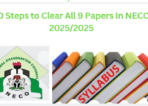 10 Steps to Clear All 9 Papers In NECO 2025/2026