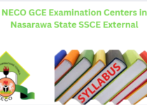 NECO GCE Examination Centers in Nasarawa State SSCE External