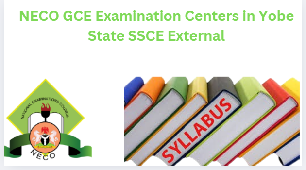 NECO GCE Examination Centers in Yobe State SSCE External