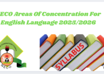 NECO Areas Of Concentration For English Language 2025/2026