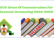 NECO Areas Of Concentration For Financial Accounting 2025/2026