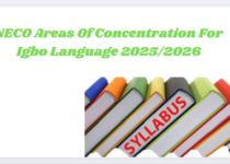 NECO Areas Of Concentration For Igbo Language 2025/2026