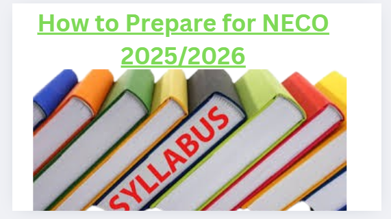 How to Prepare for NECO 2025/2026