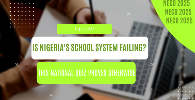 Is Nigeria’s School System Failing? This National Quiz Wants to Prove Otherwise